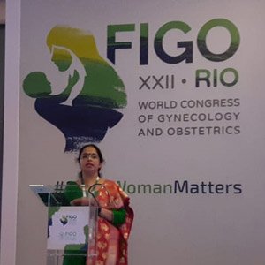 Dr Niti Kautish at FIGO World Congress