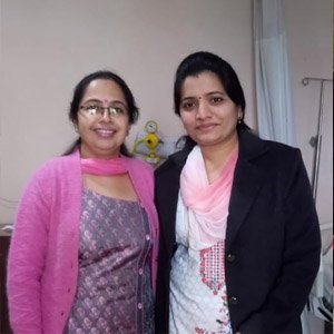 Dr Niti Kautish with Dr Pratibha Narwade