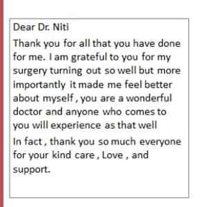 Review by one of the patients