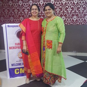 Dr Niti Kautish with Dr Sonal Gupta