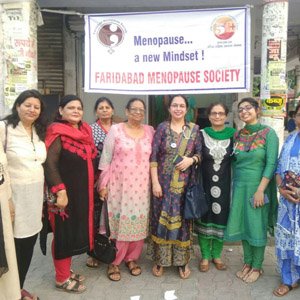 Dr Niti Kautish as part of Faridabad Menopause Society